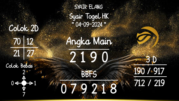 SYAIR ELANG - Syair Togel HK