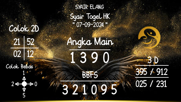 SYAIR ELANG - Syair Togel HK