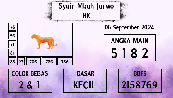 Syair Mbah Jarwo - HK