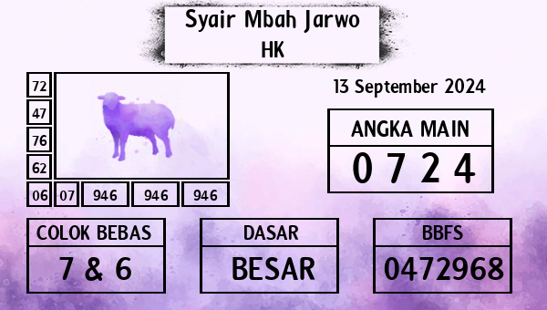 Syair Mbah Jarwo - HK