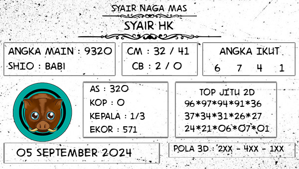 SYAIR NAGA MAS - Syair HK