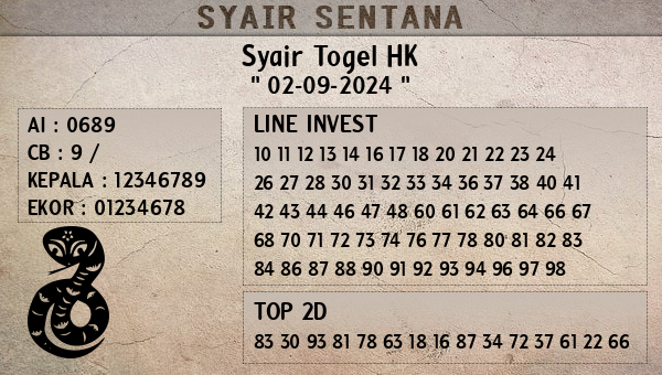  - Syair Togel HK