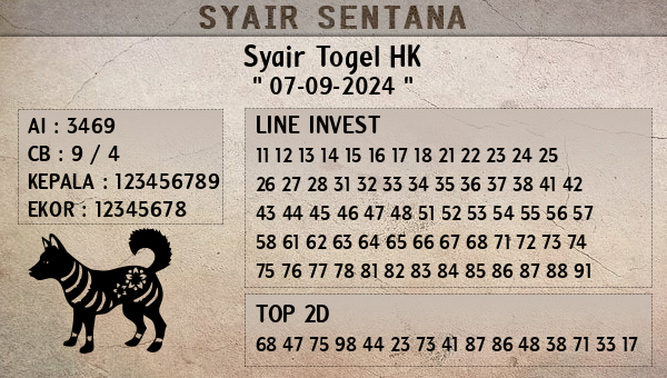  - Syair Togel HK