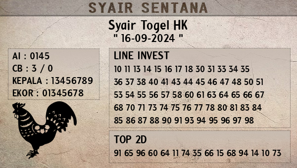  - Syair Togel HK