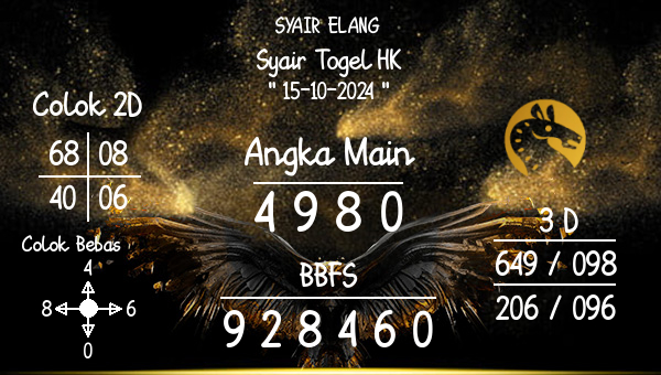 SYAIR ELANG - Syair Togel HK