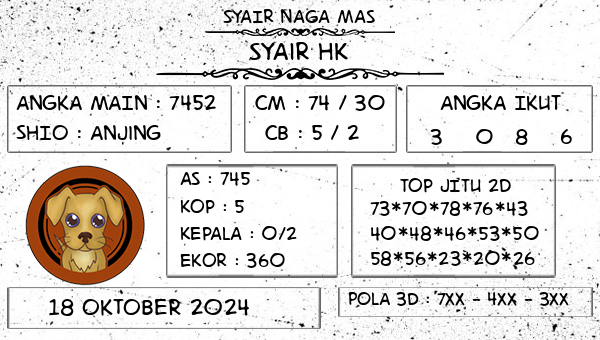 SYAIR NAGA MAS - Syair HK