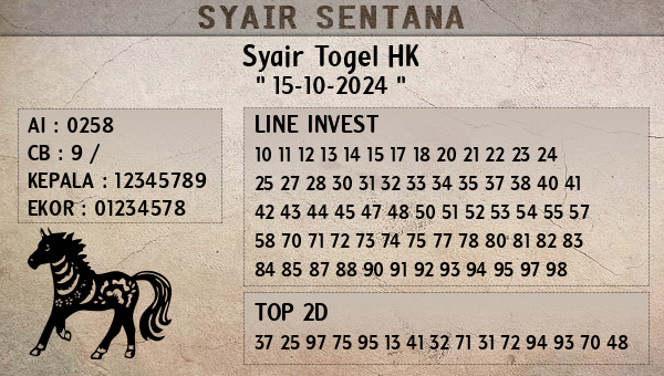  - Syair Togel HK