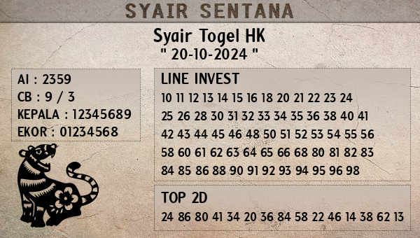  - Syair Togel HK